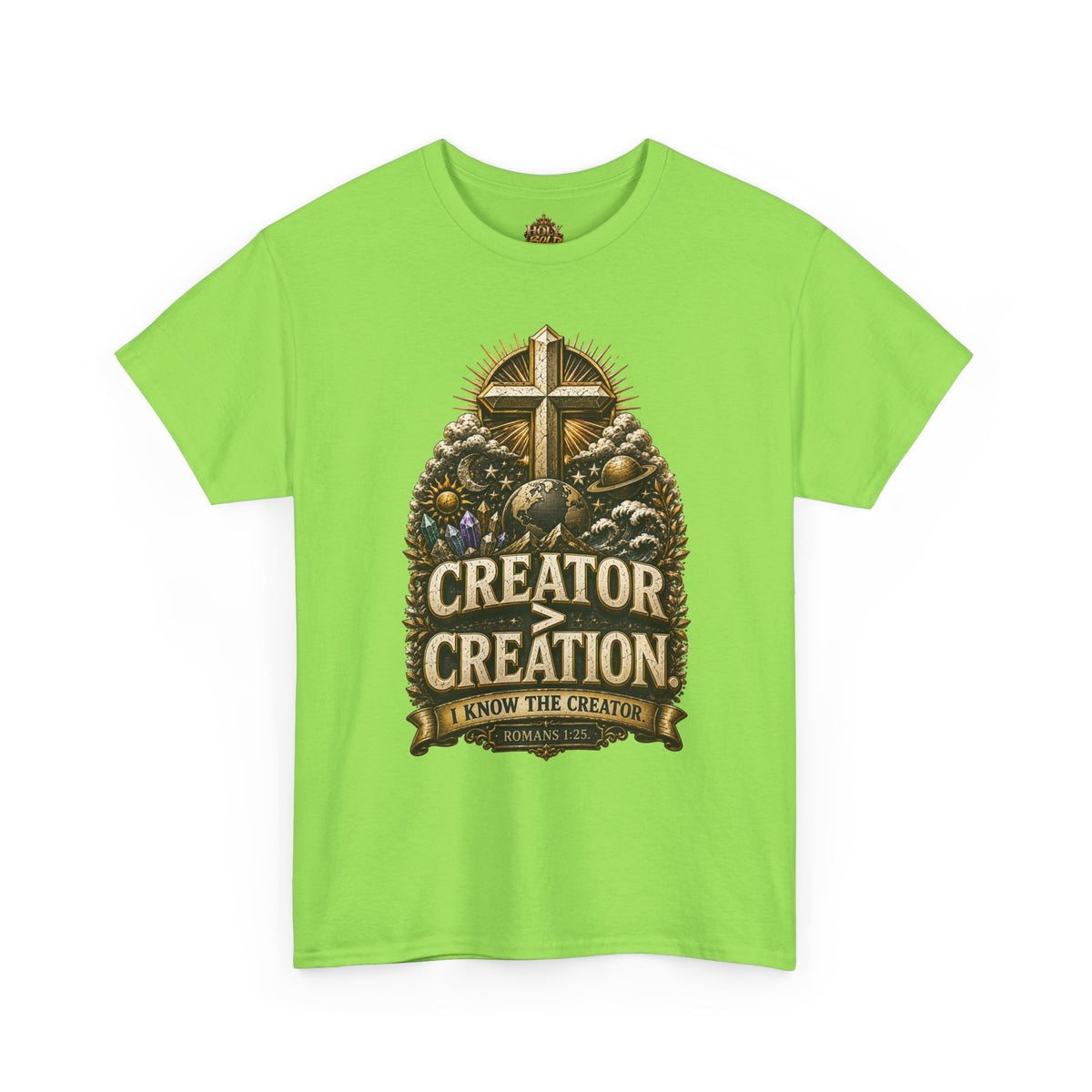 Creator of Creation Christian T‑Shirt — I Know The Creator Gospel Tee