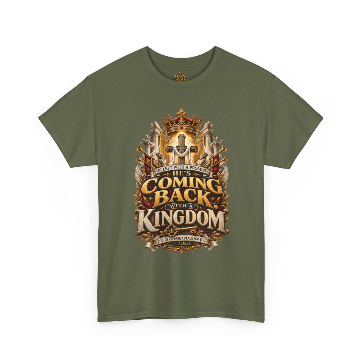 Kingdom Return Tee — "He's Coming Back"