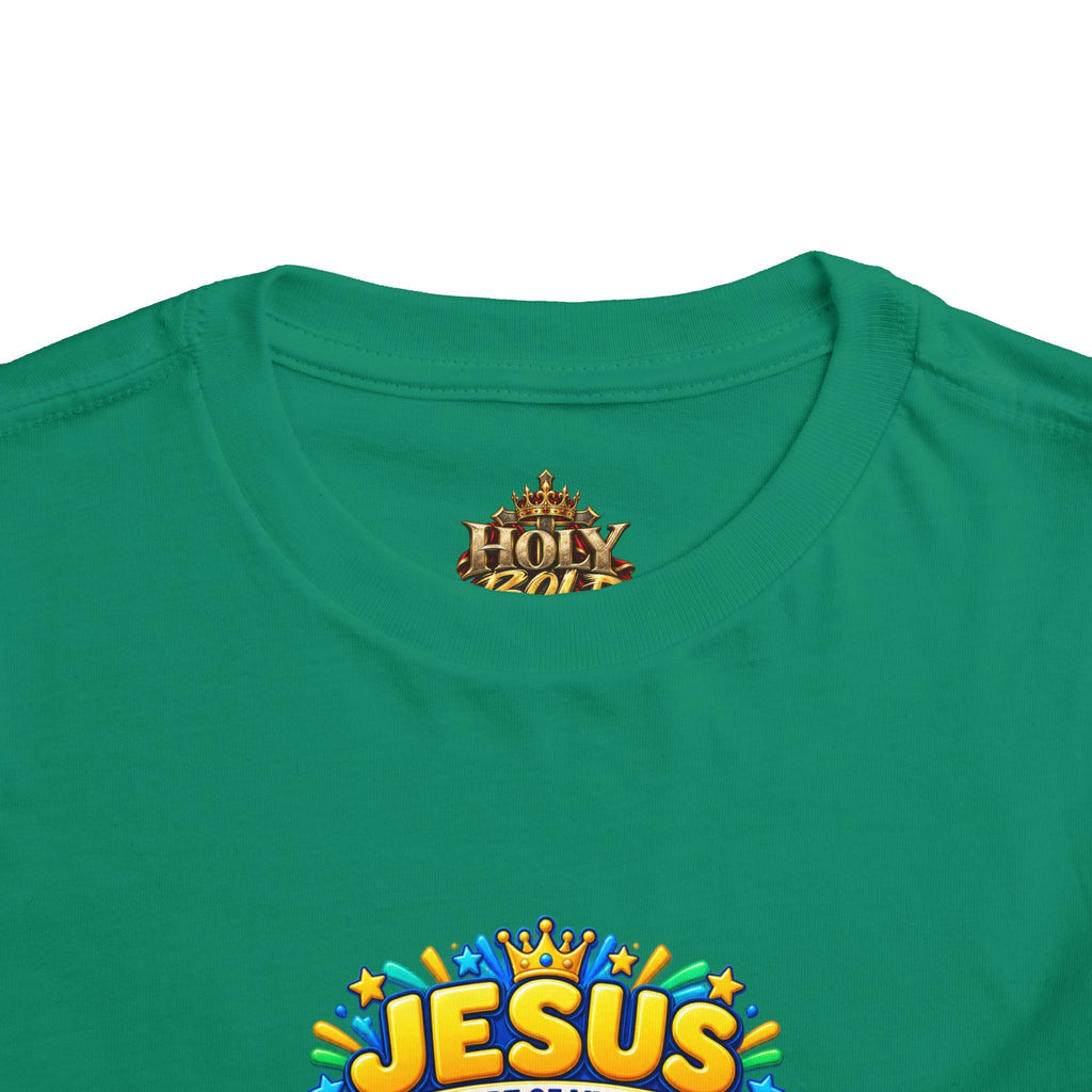 Toddler Tee — "Jesus is the Alpha and Omega"