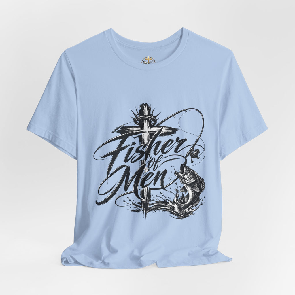 Christian 'Fisher of Men' T-Shirt — Matthew 4:19 Fishing Faith Tee