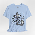 Christian 'Fisher of Men' T-Shirt — Matthew 4:19 Fishing Faith Tee