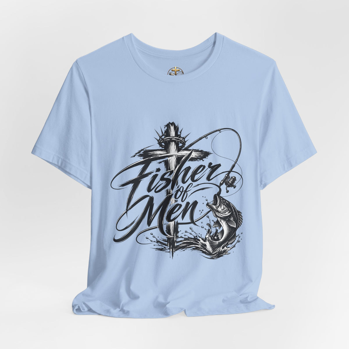 Christian 'Fisher of Men' T-Shirt — Matthew 4:19 Fishing Faith Tee