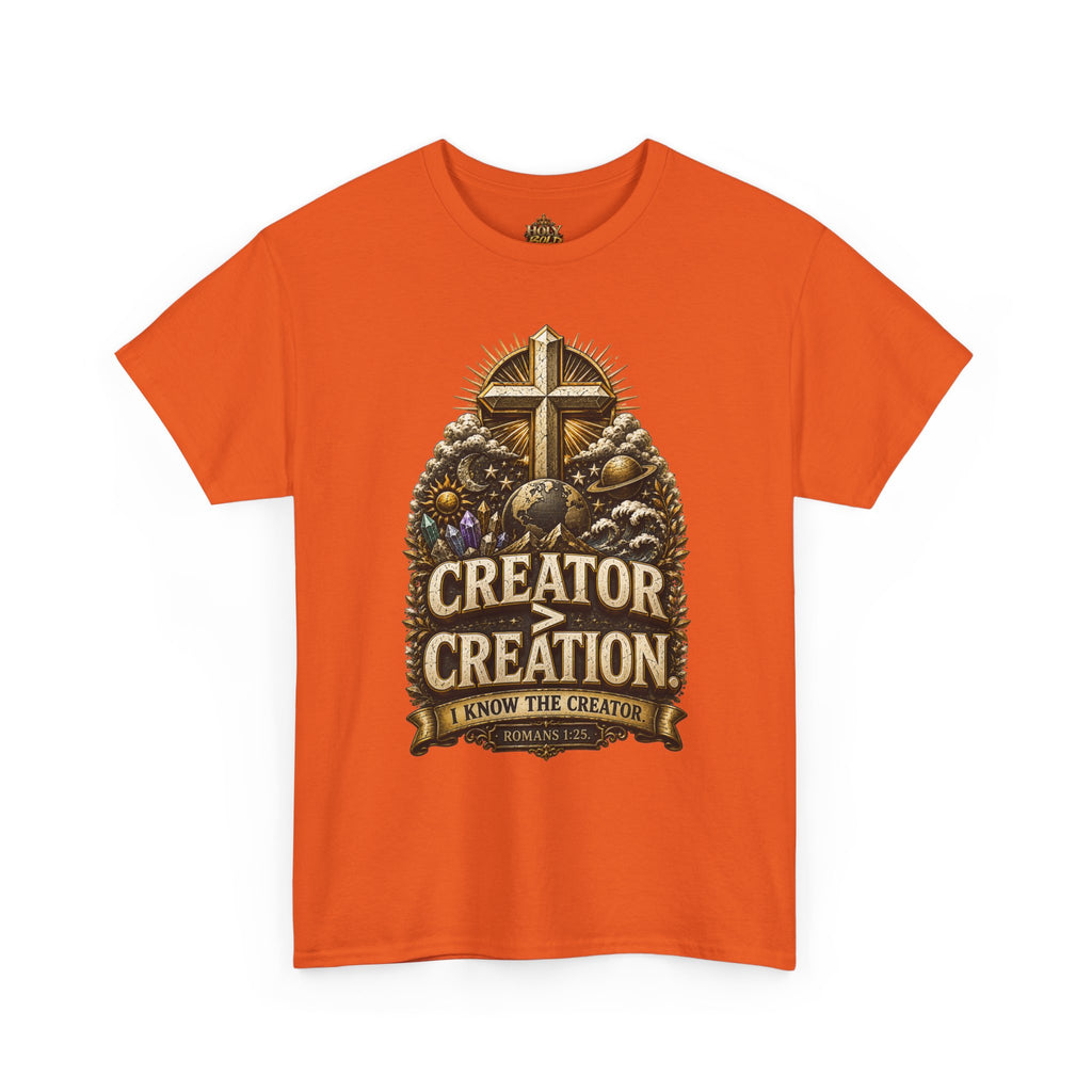 Creator of Creation Christian T‑Shirt — I Know The Creator Gospel Tee