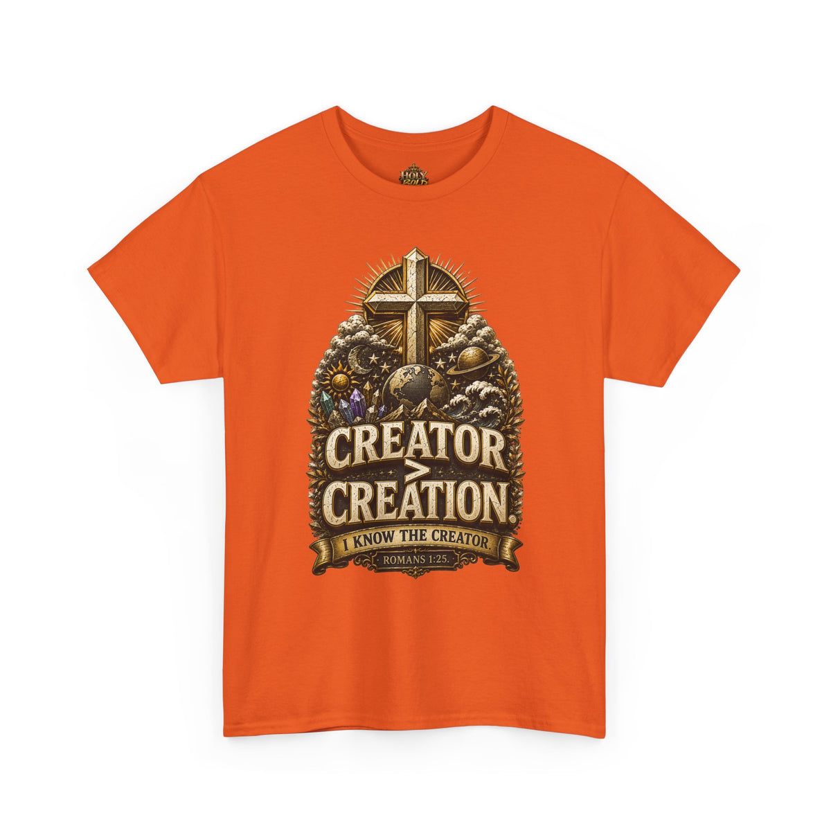 Creator of Creation Christian T‑Shirt — I Know The Creator Gospel Tee