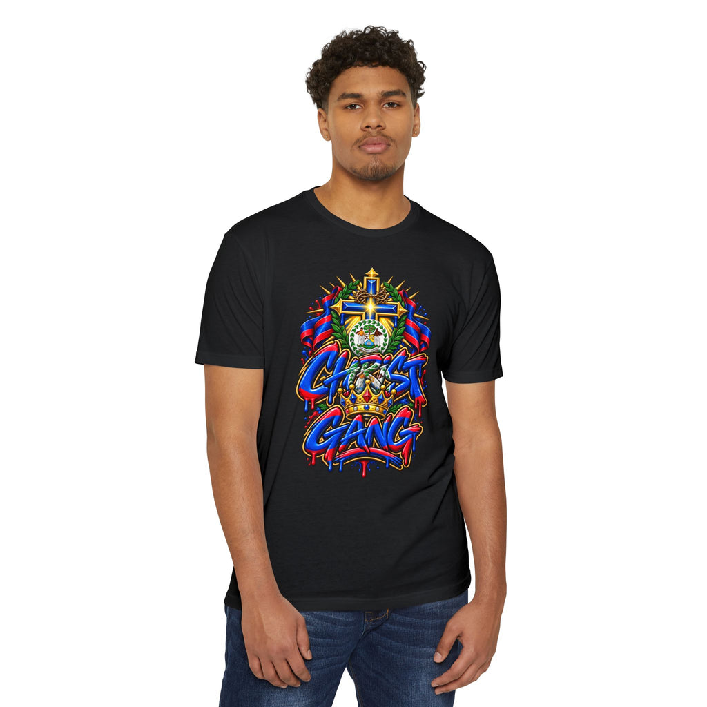 Belizean Flag Styled Christ Gang Tee