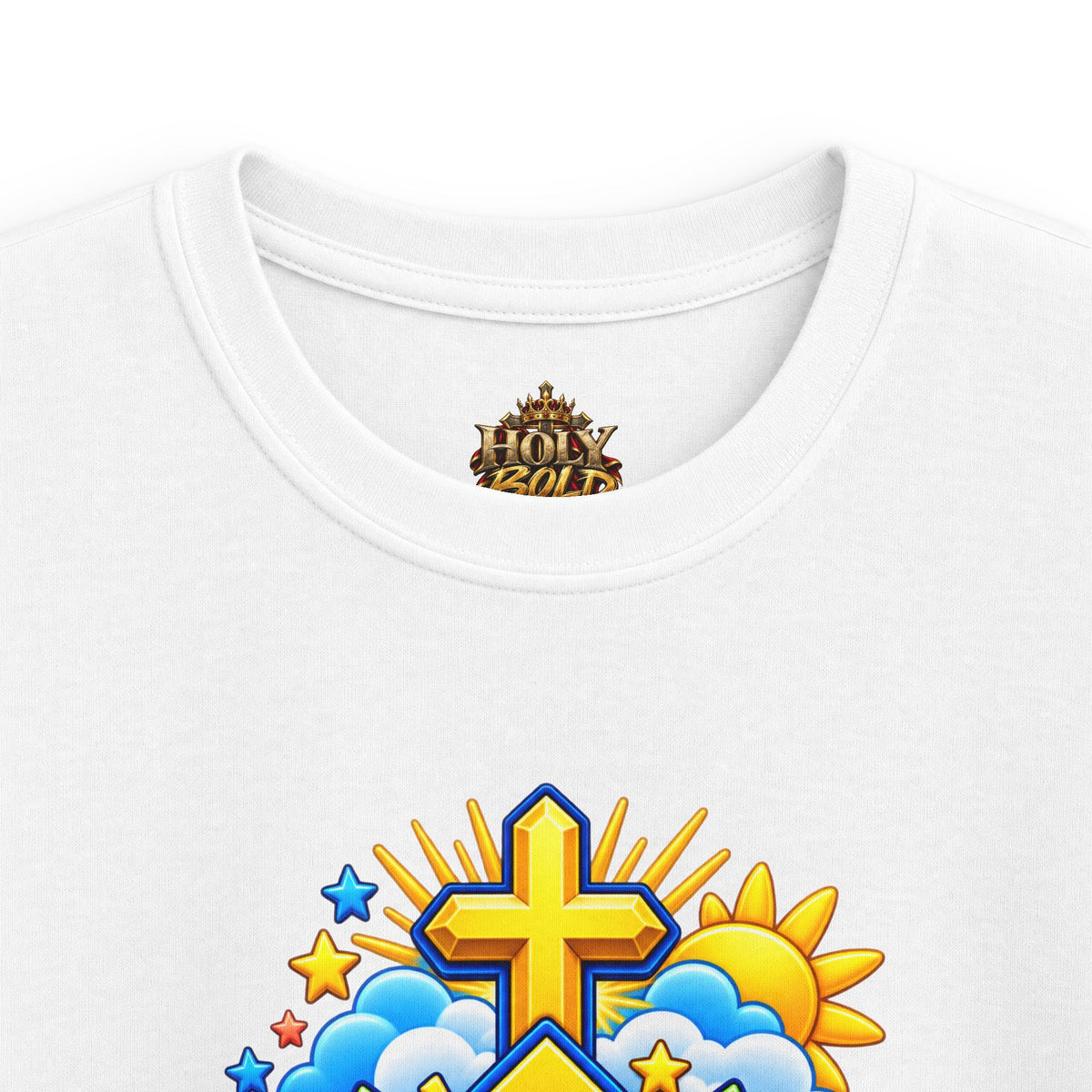 Kids Tee - "Eyes Up, Faith On"