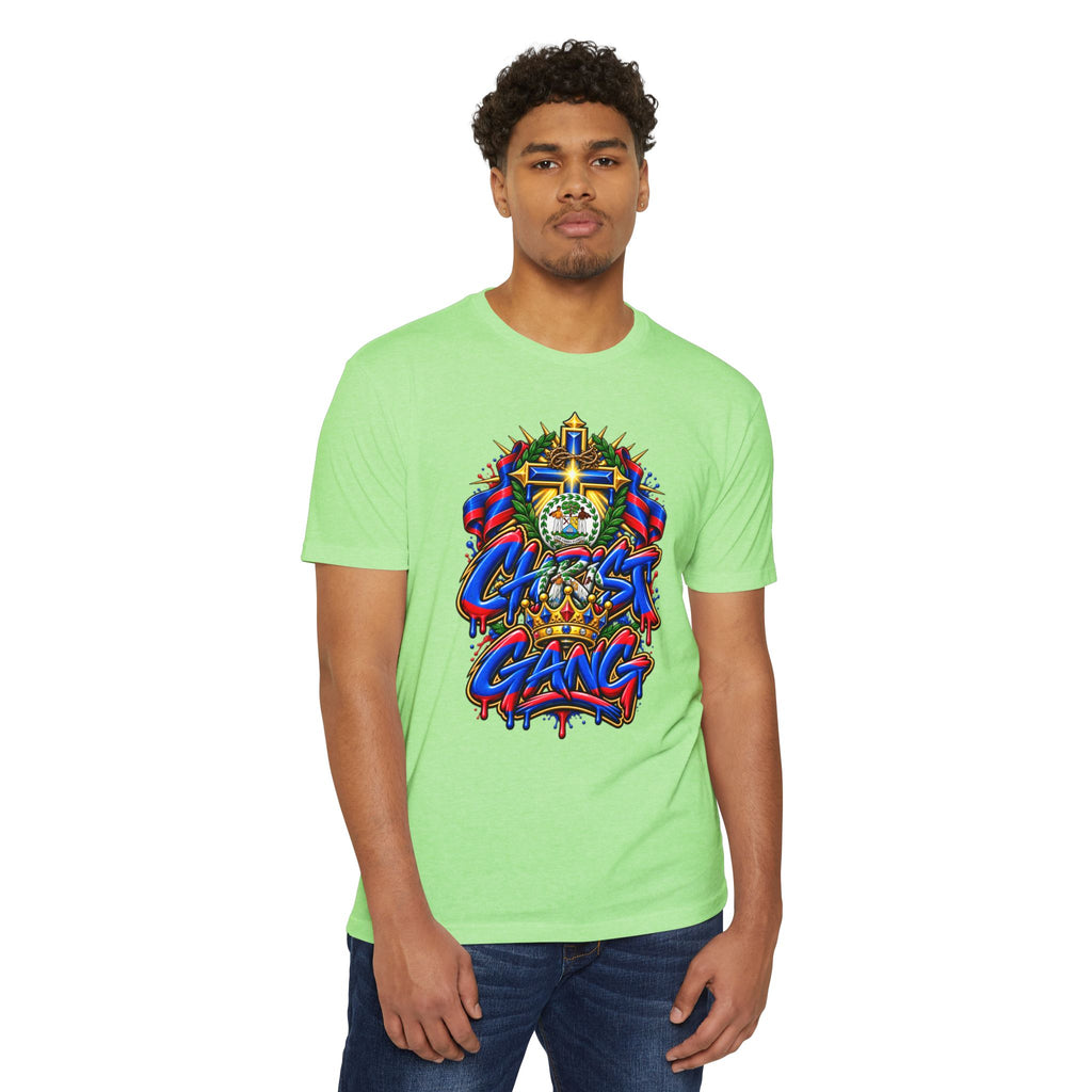 Belizean Flag Styled Christ Gang Tee
