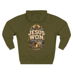 Jesus Won Graphic Fleece Pullover