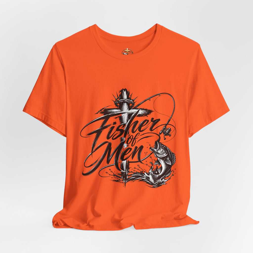 Christian 'Fisher of Men' T-Shirt — Matthew 4:19 Fishing Faith Tee