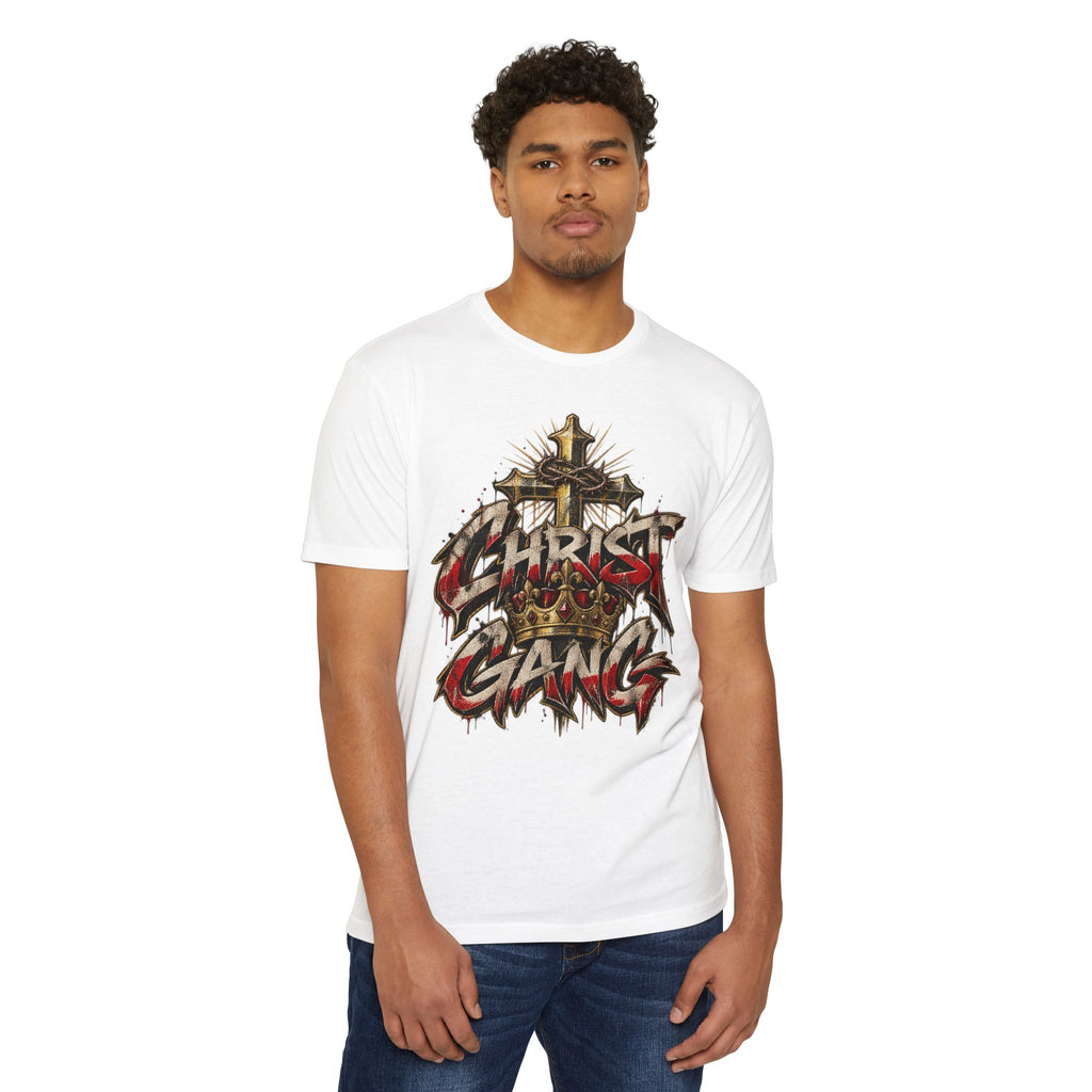 Christian 'Christ Gang' Graphic T-Shirt — Crown & Cross Faith Tee