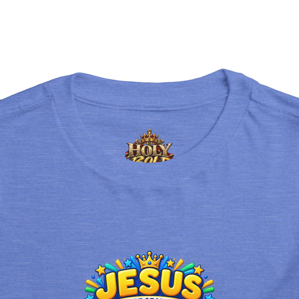 Toddler Tee — "Jesus is the Alpha and Omega"