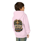 Youth Hoodie – "Jesus: One Name, One Savior"