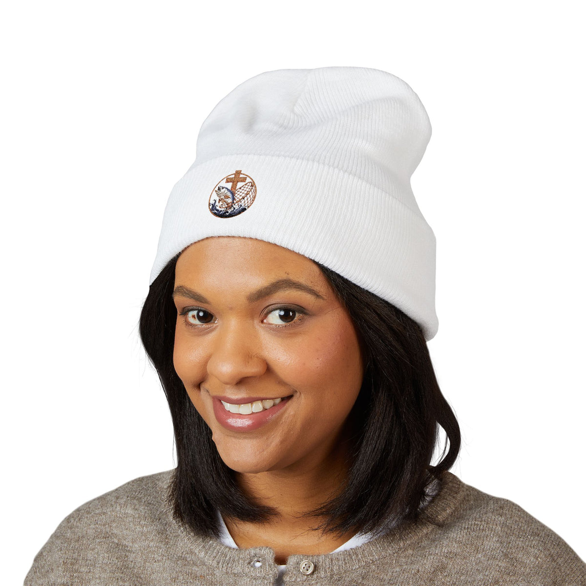 Embroidered Fisher of Men Beanie