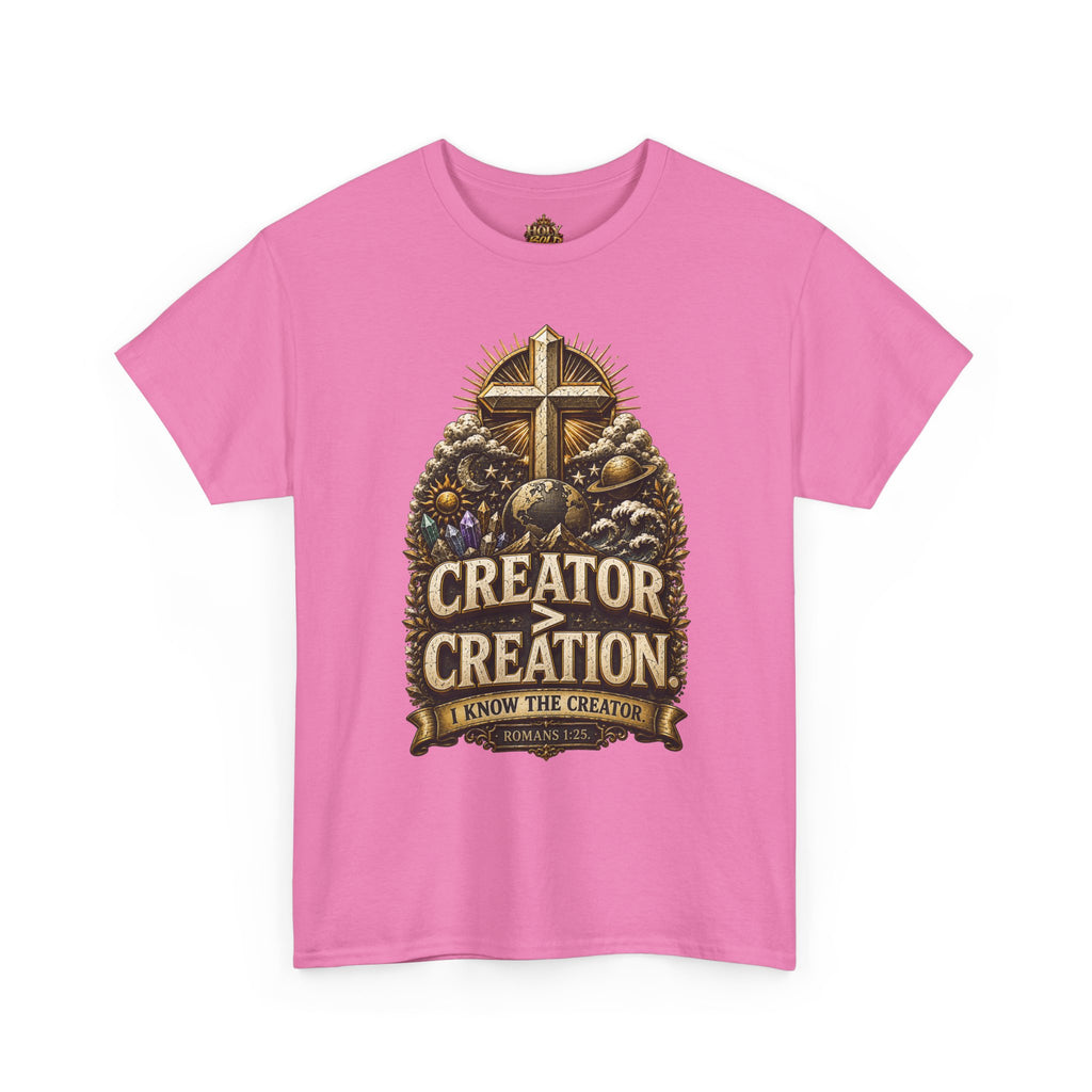 Creator of Creation Christian T‑Shirt — I Know The Creator Gospel Tee