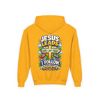 Youth Hoodie - "Jesus Leads"