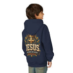 Youth Hoodie – "Jesus: One Name, One Savior"