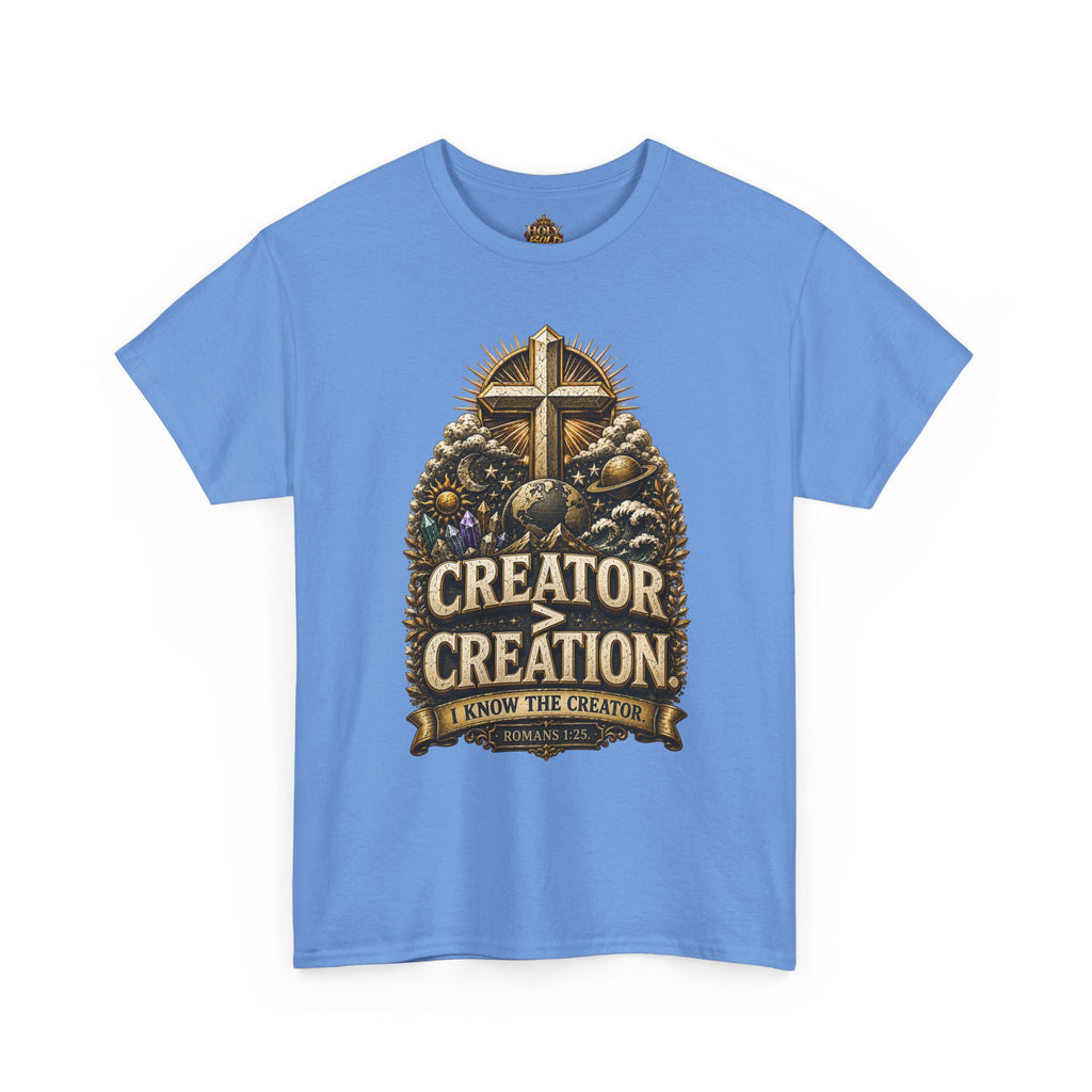 Creator of Creation Christian T‑Shirt — I Know The Creator Gospel Tee