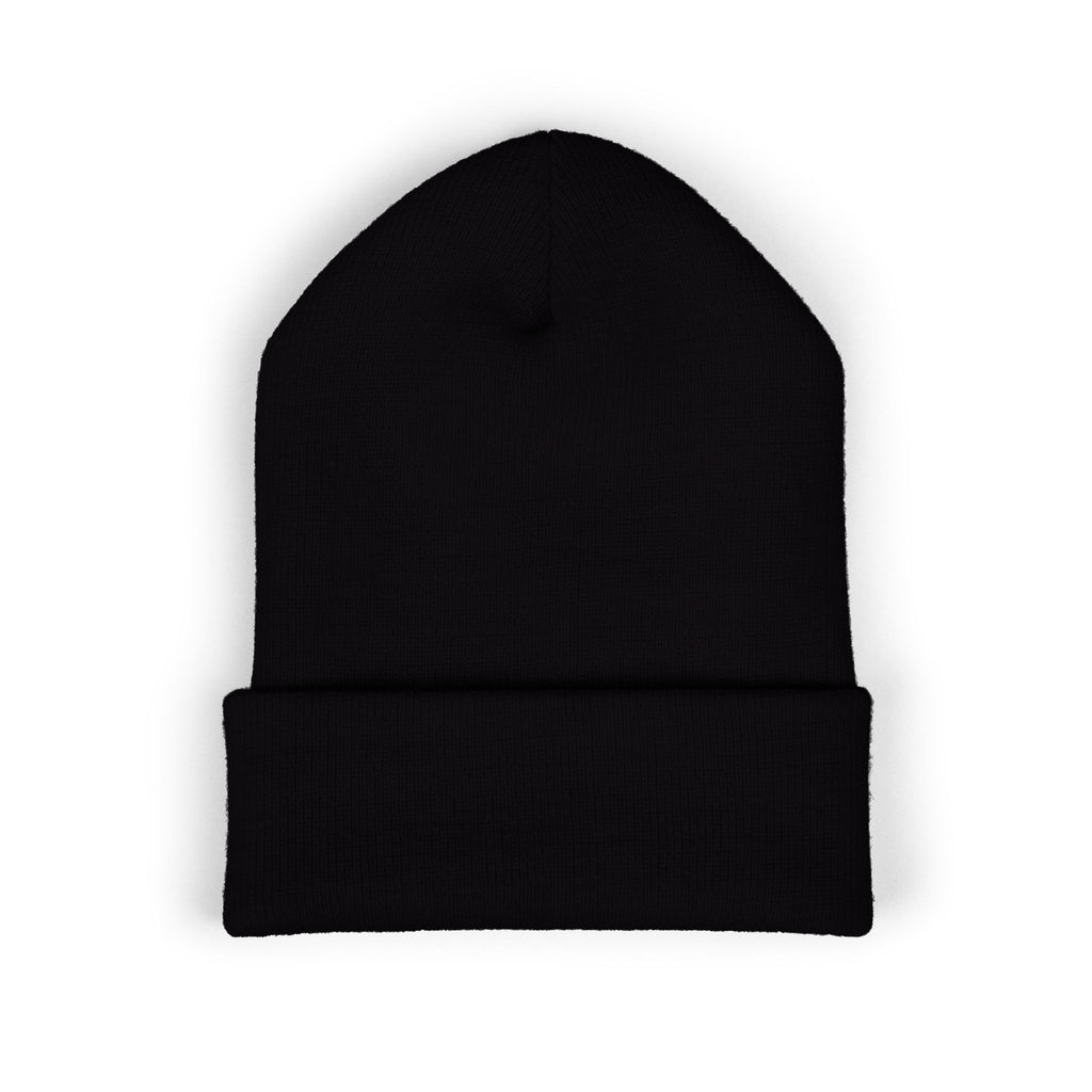 Embroidered Red Christ Gang Cuffed Beanie