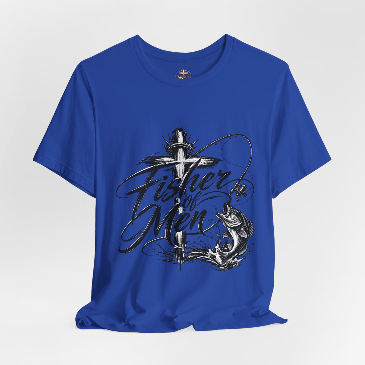 Christian 'Fisher of Men' T-Shirt — Matthew 4:19 Fishing Faith Tee