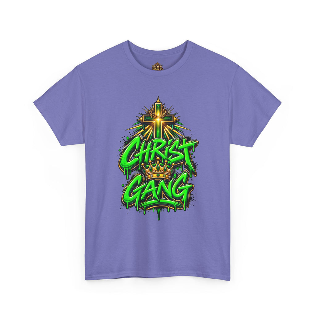 Neon Green Christ Gang Streetwear T-Shirt