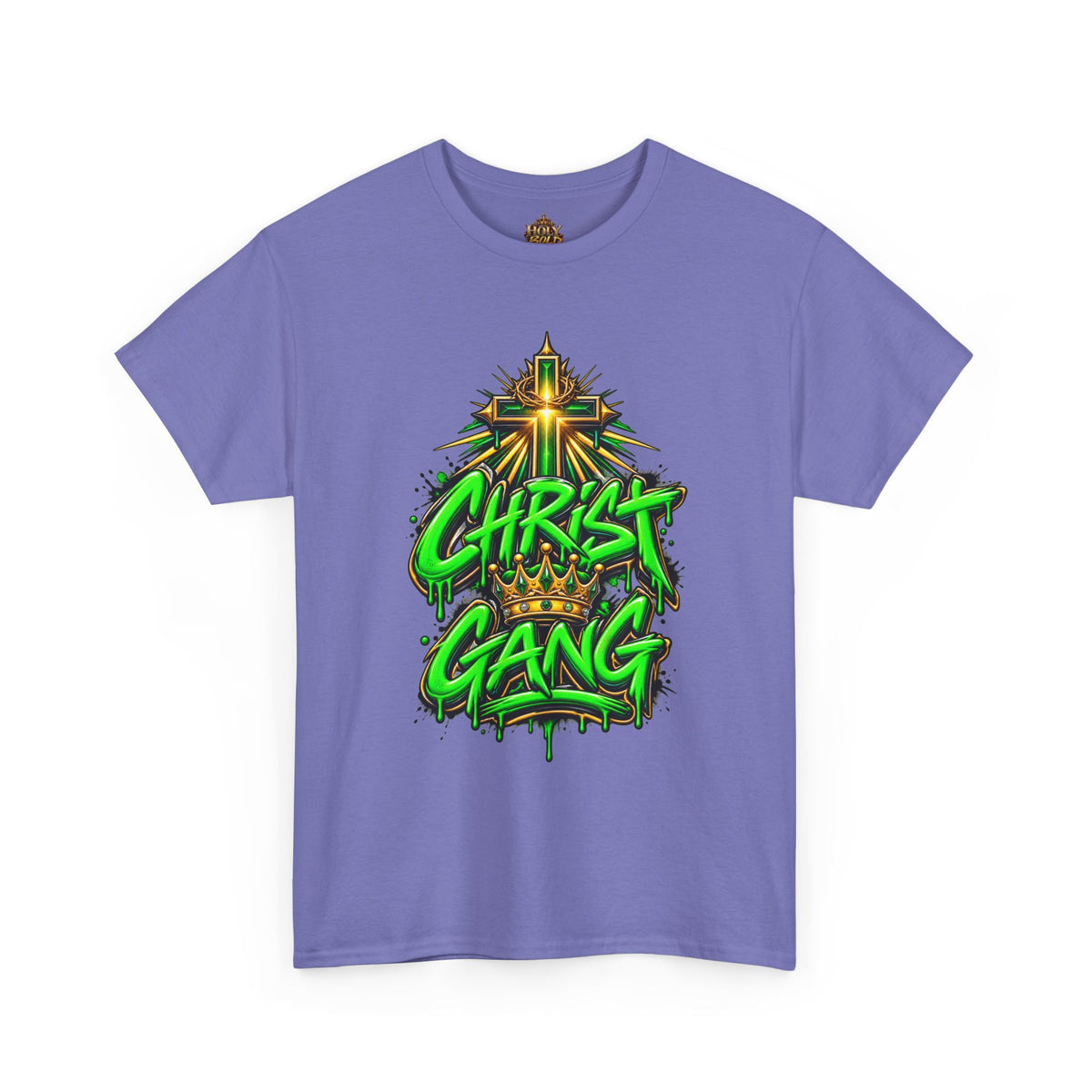 Neon Green Christ Gang Streetwear T-Shirt