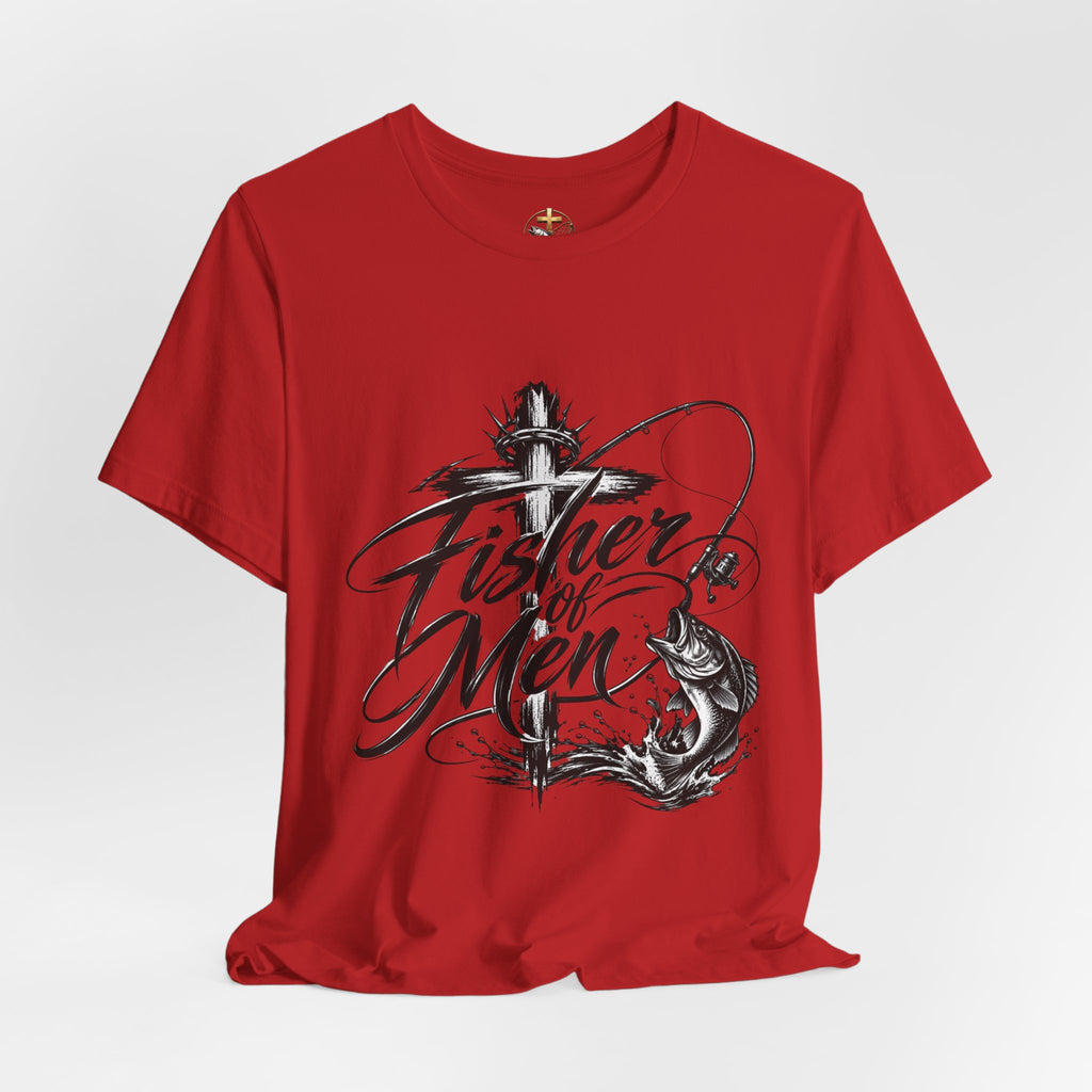 Christian 'Fisher of Men' T-Shirt — Matthew 4:19 Fishing Faith Tee