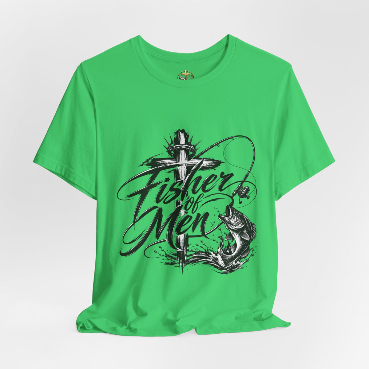 Christian 'Fisher of Men' T-Shirt — Matthew 4:19 Fishing Faith Tee