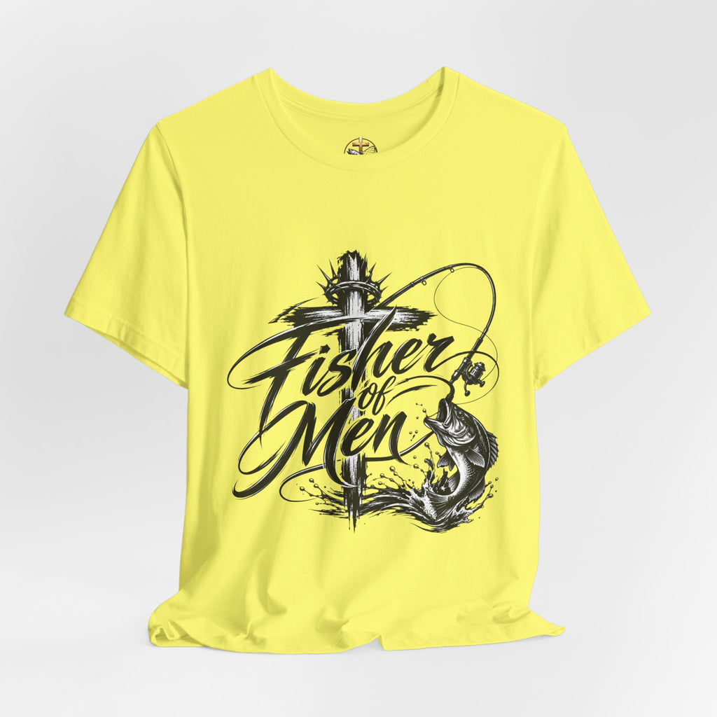 Christian 'Fisher of Men' T-Shirt — Matthew 4:19 Fishing Faith Tee