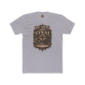 You Shall Not Steal Graphic Tee — Vintage Cross & Scripture Design