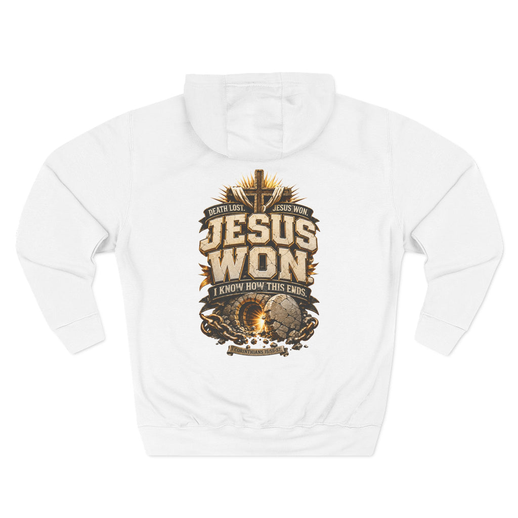 Jesus Won Graphic Fleece Pullover