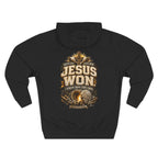 Jesus Won Graphic Fleece Pullover