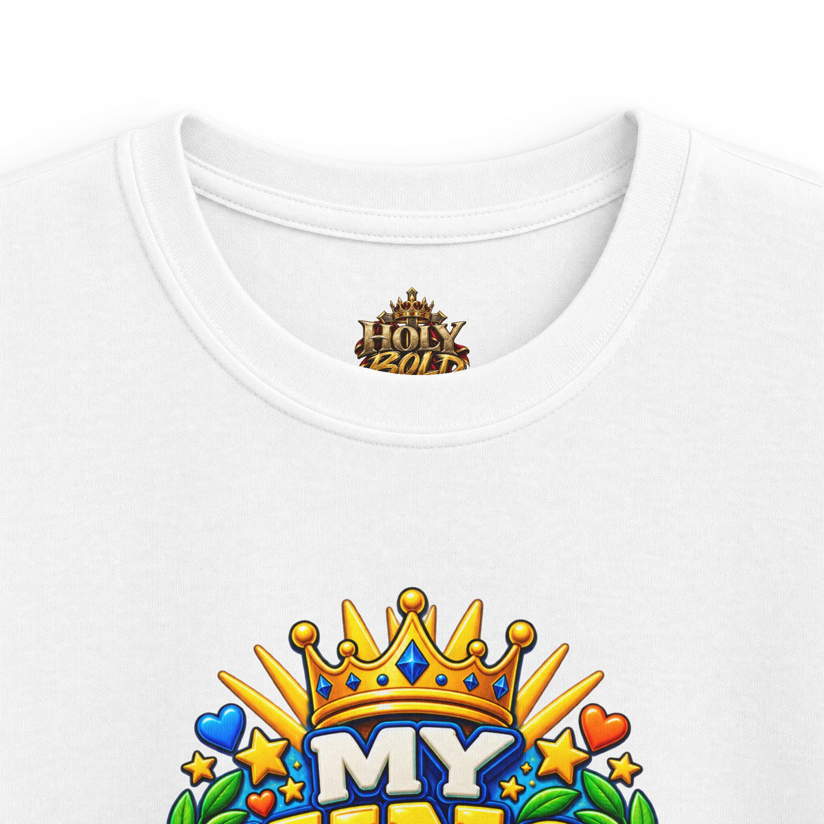 Kids Tee — "My King Is Alive! He Is Risen"