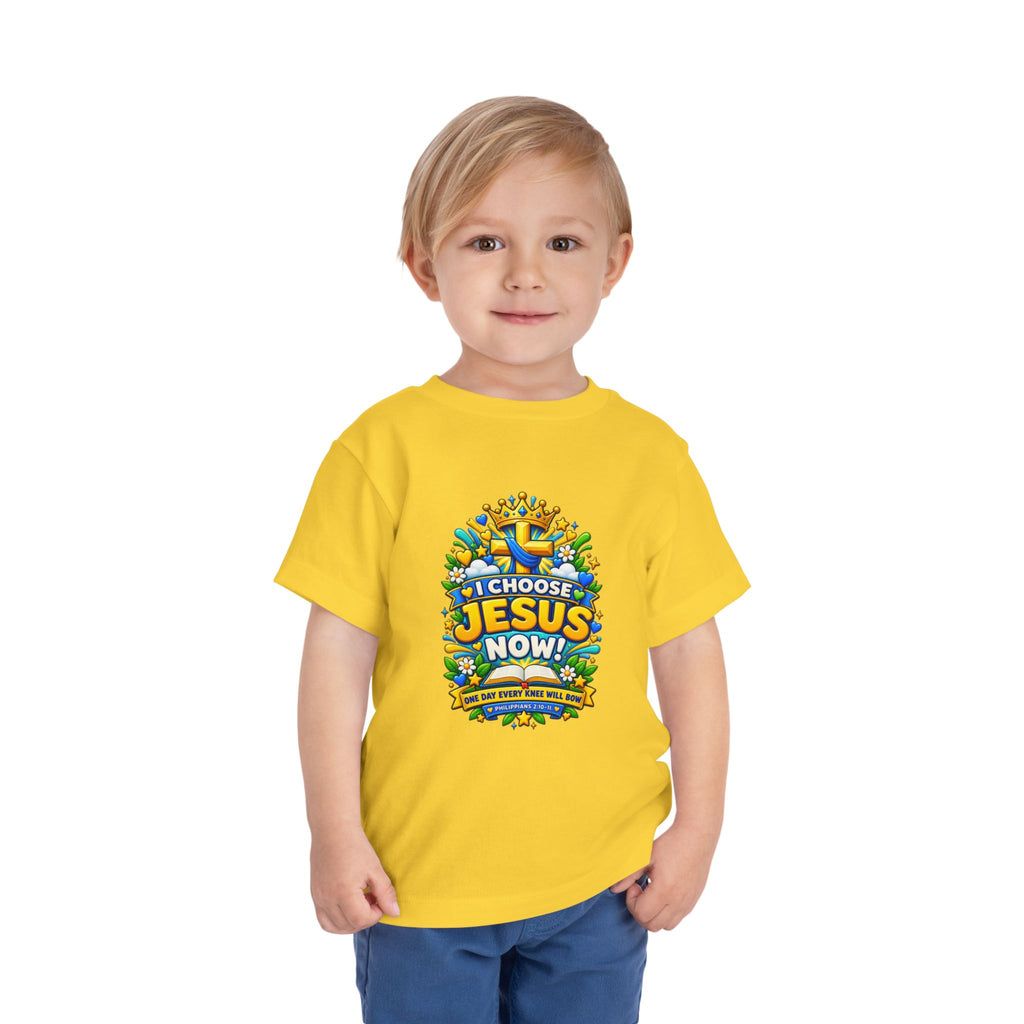 I Choose Jesus Now Toddler Tee