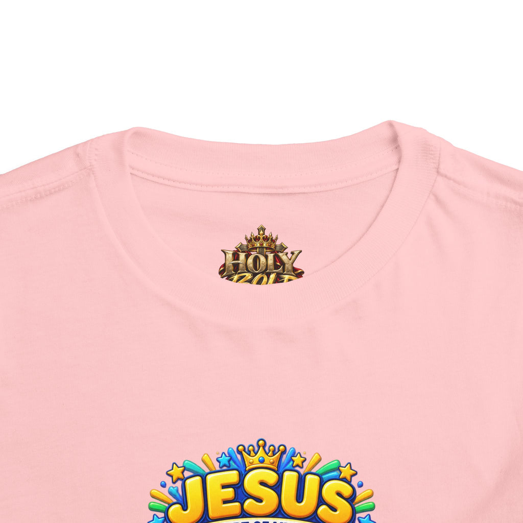 Toddler Tee — "Jesus is the Alpha and Omega"