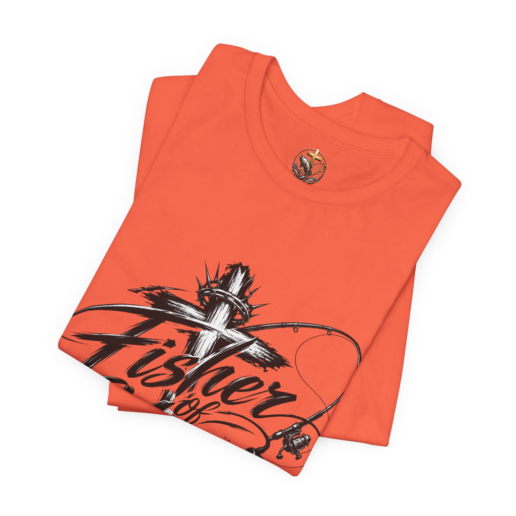 Christian 'Fisher of Men' T-Shirt — Matthew 4:19 Fishing Faith Tee