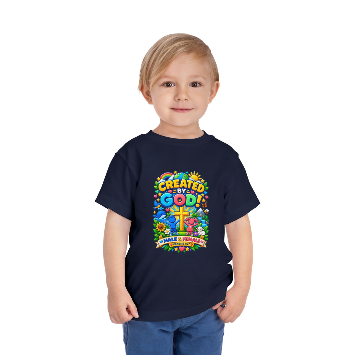 Created by God Toddler Tee