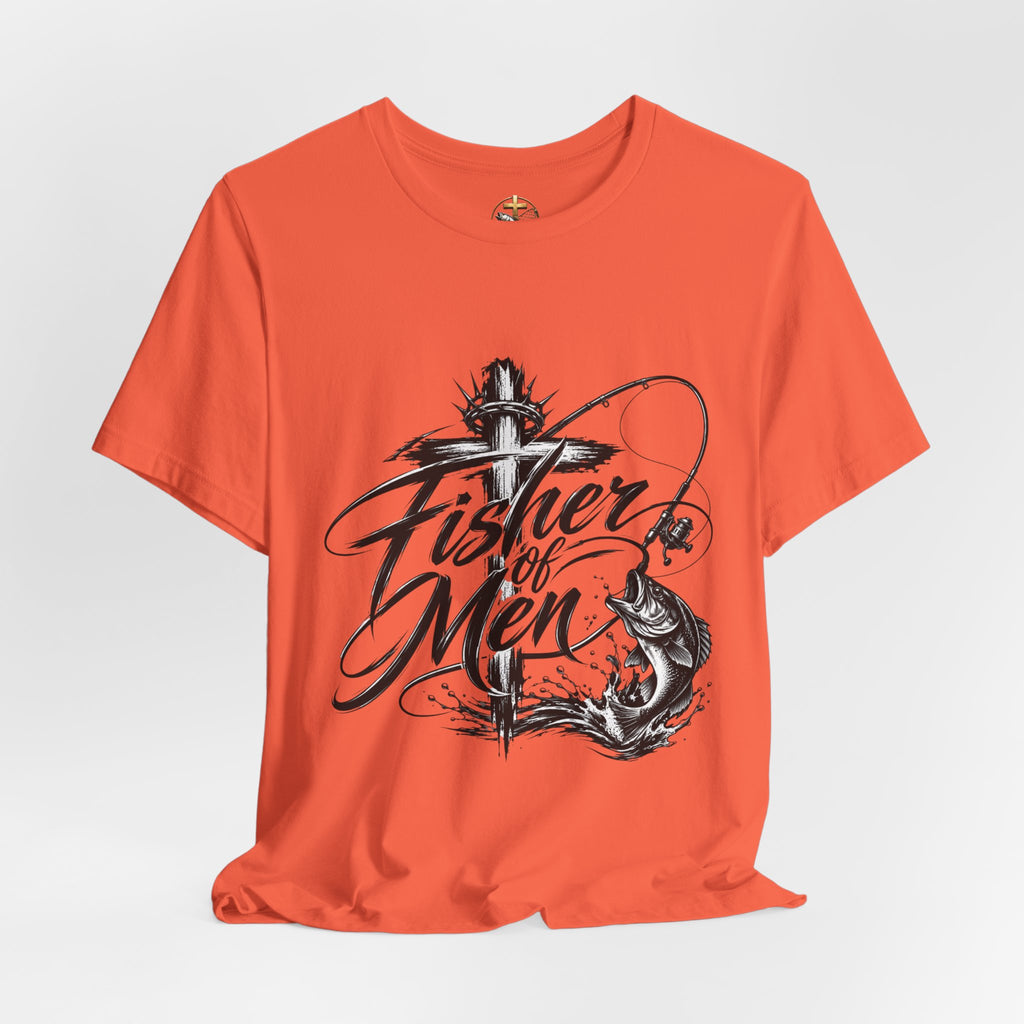 Christian 'Fisher of Men' T-Shirt — Matthew 4:19 Fishing Faith Tee