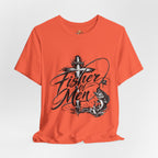 Christian 'Fisher of Men' T-Shirt — Matthew 4:19 Fishing Faith Tee