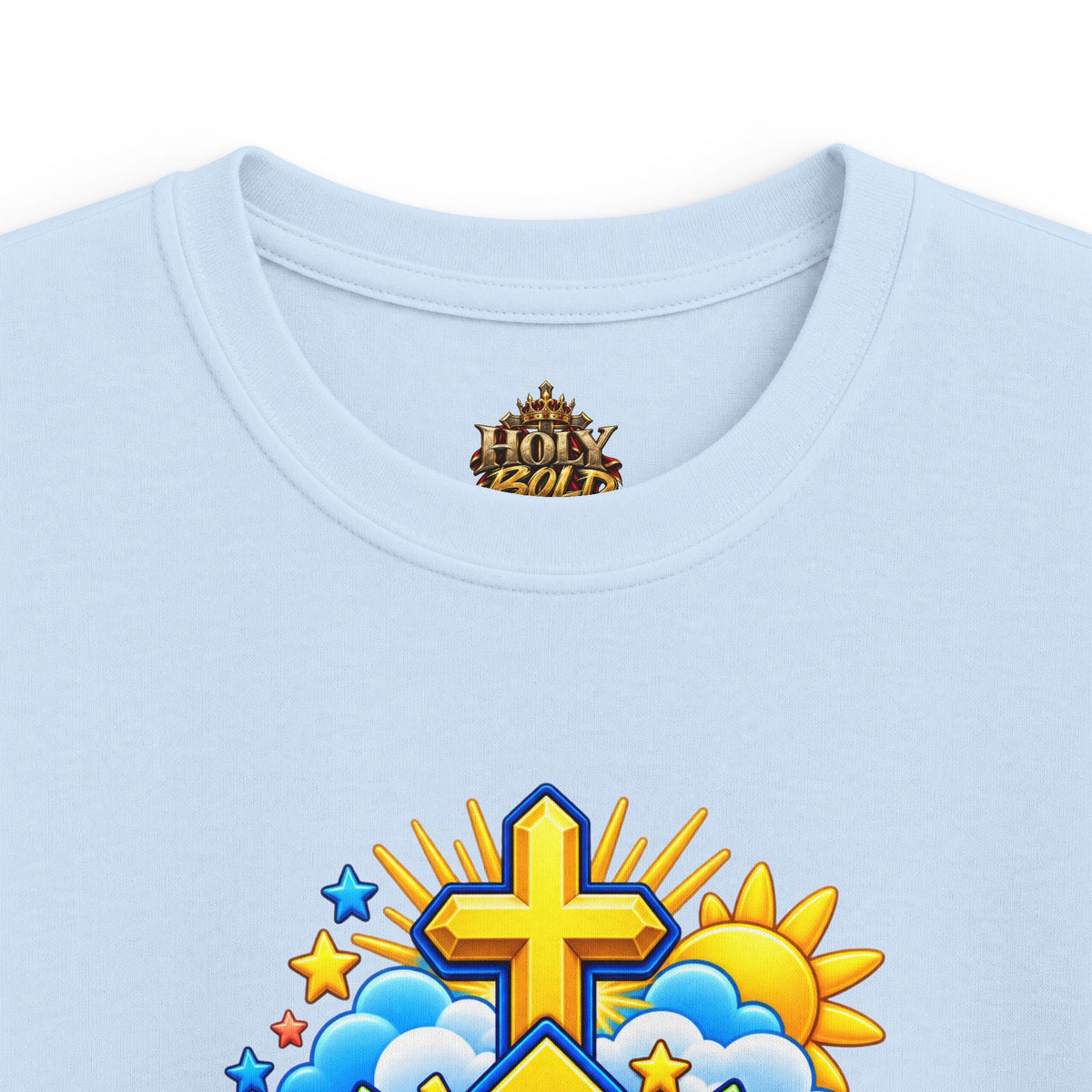 Kids Tee - "Eyes Up, Faith On"