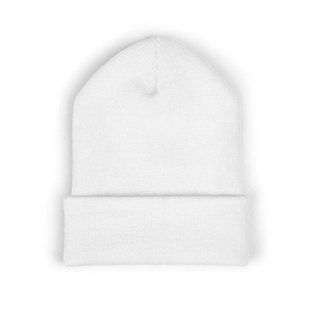 Embroidered Red Christ Gang Cuffed Beanie