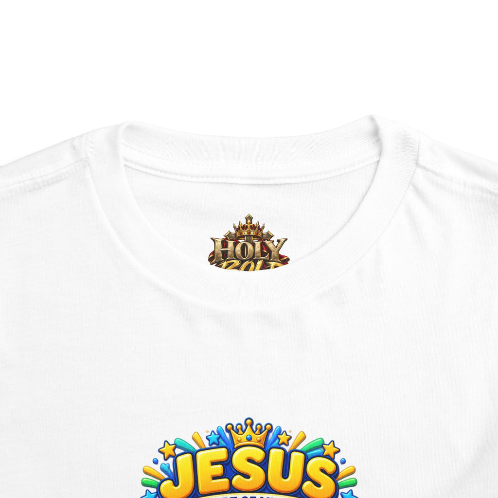 Toddler Tee — "Jesus is the Alpha and Omega"