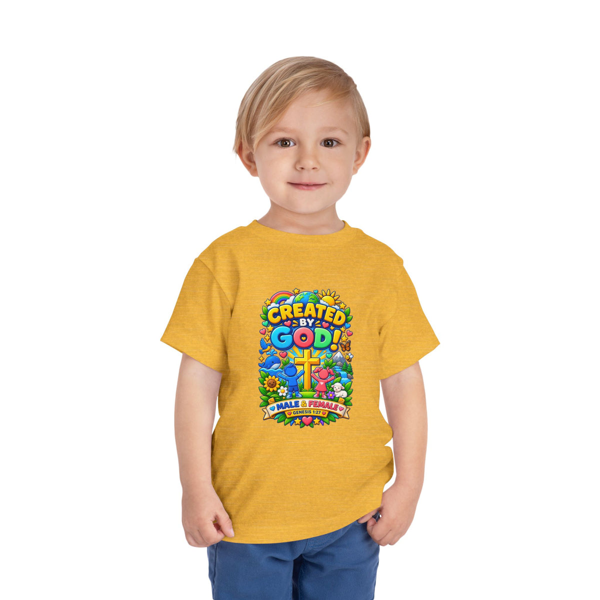 Created by God Toddler Tee