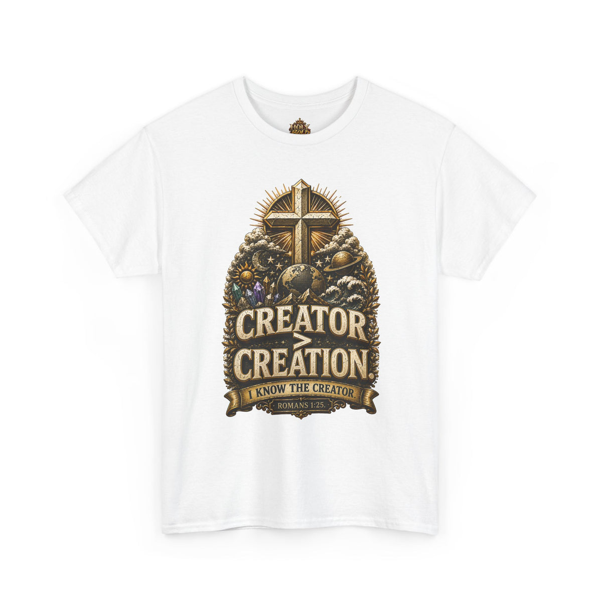 Creator of Creation Christian T‑Shirt — I Know The Creator Gospel Tee