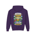 Youth Hoodie - "Jesus Leads"