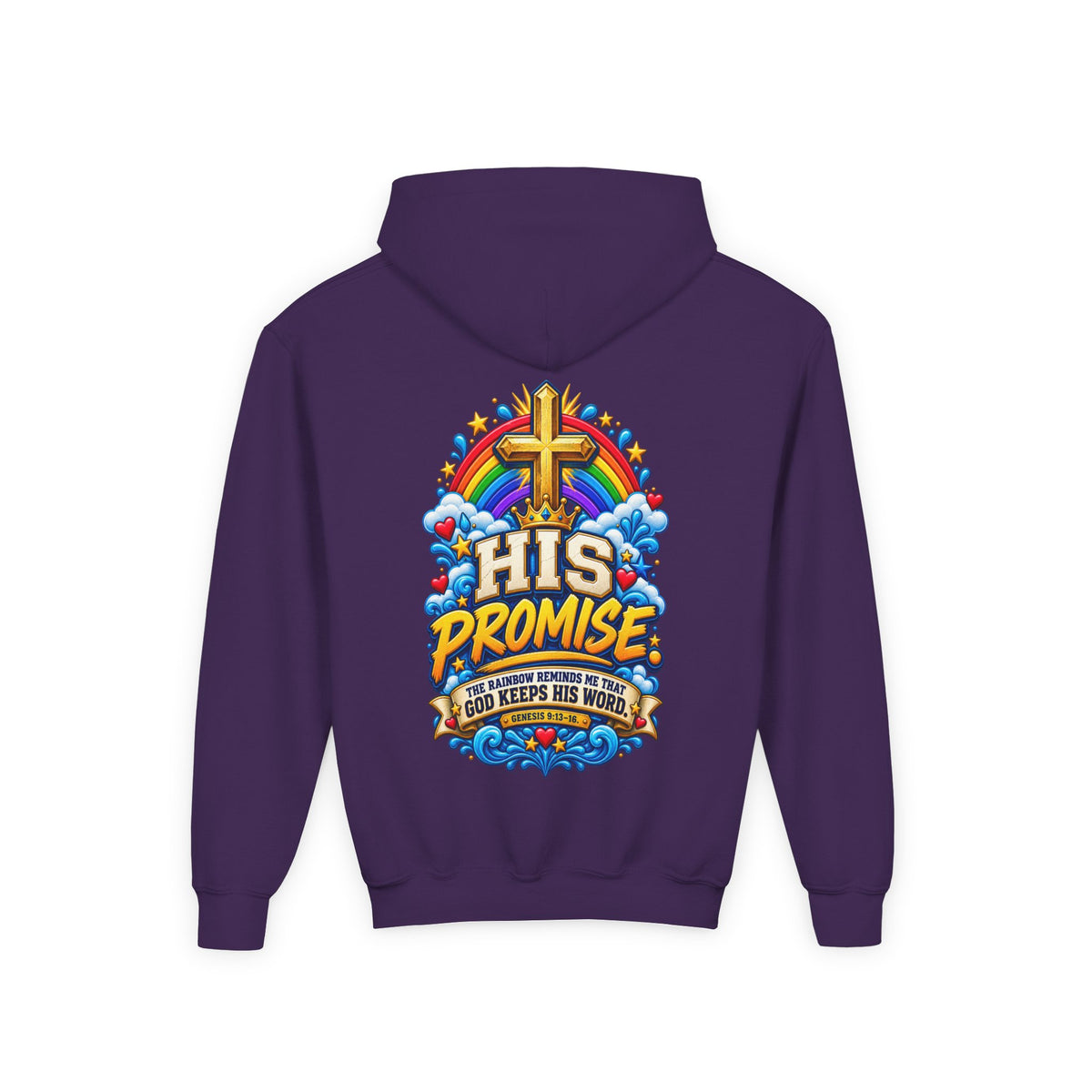 Youth Hoodie – "His Promise"