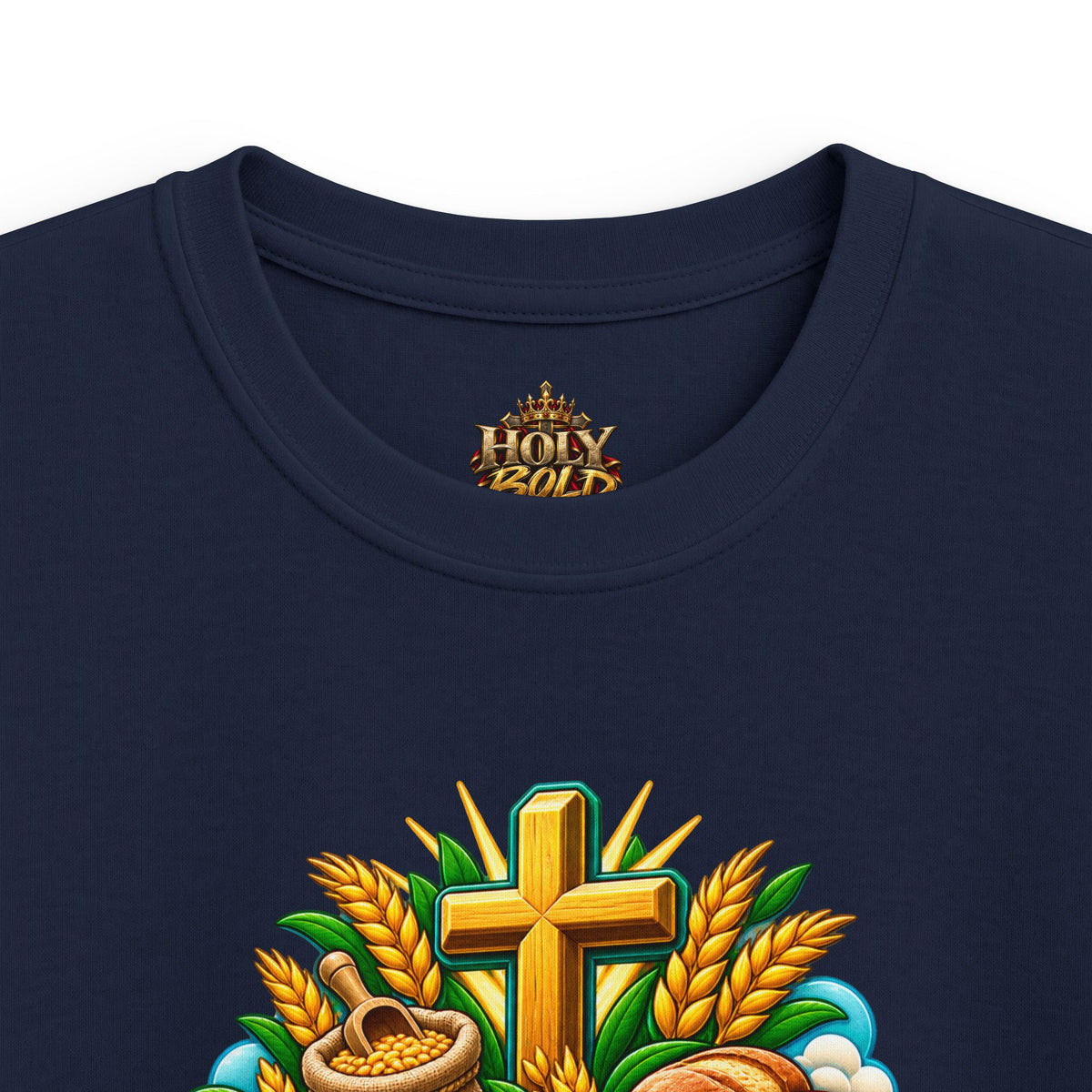 Kids T‑Shirt — "When the World Can't Provide, God Provides" Christian Tee