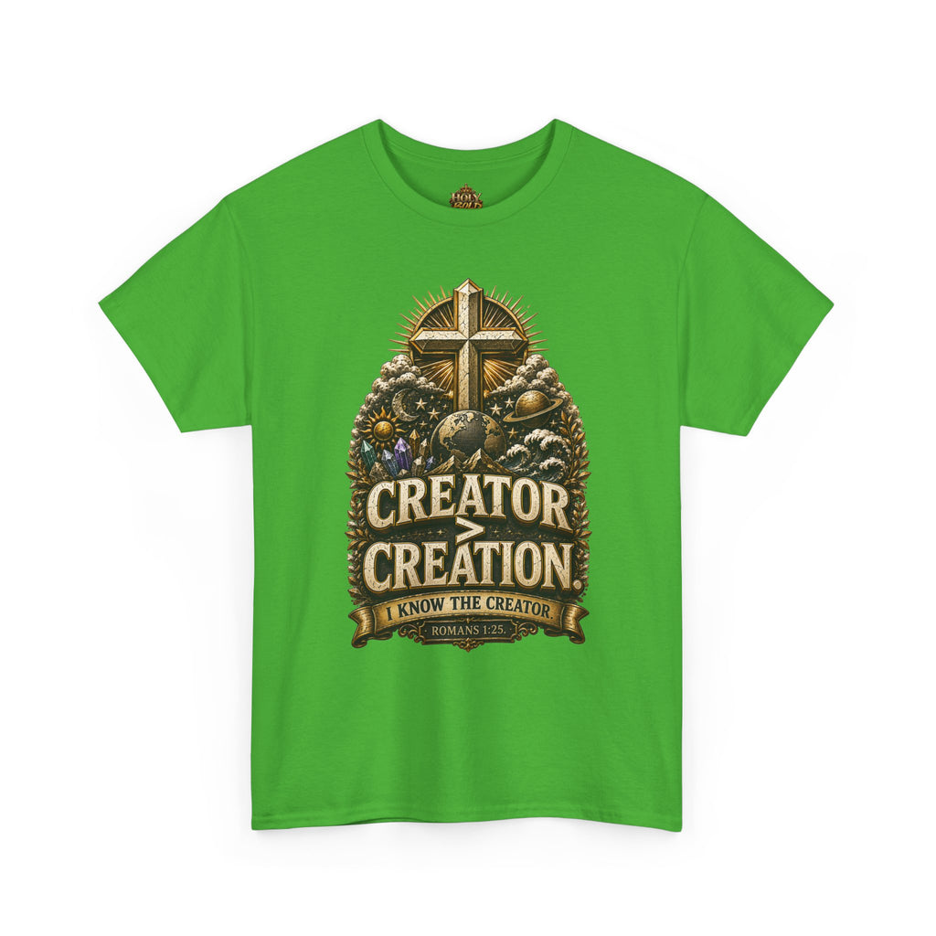Creator of Creation Christian T‑Shirt — I Know The Creator Gospel Tee