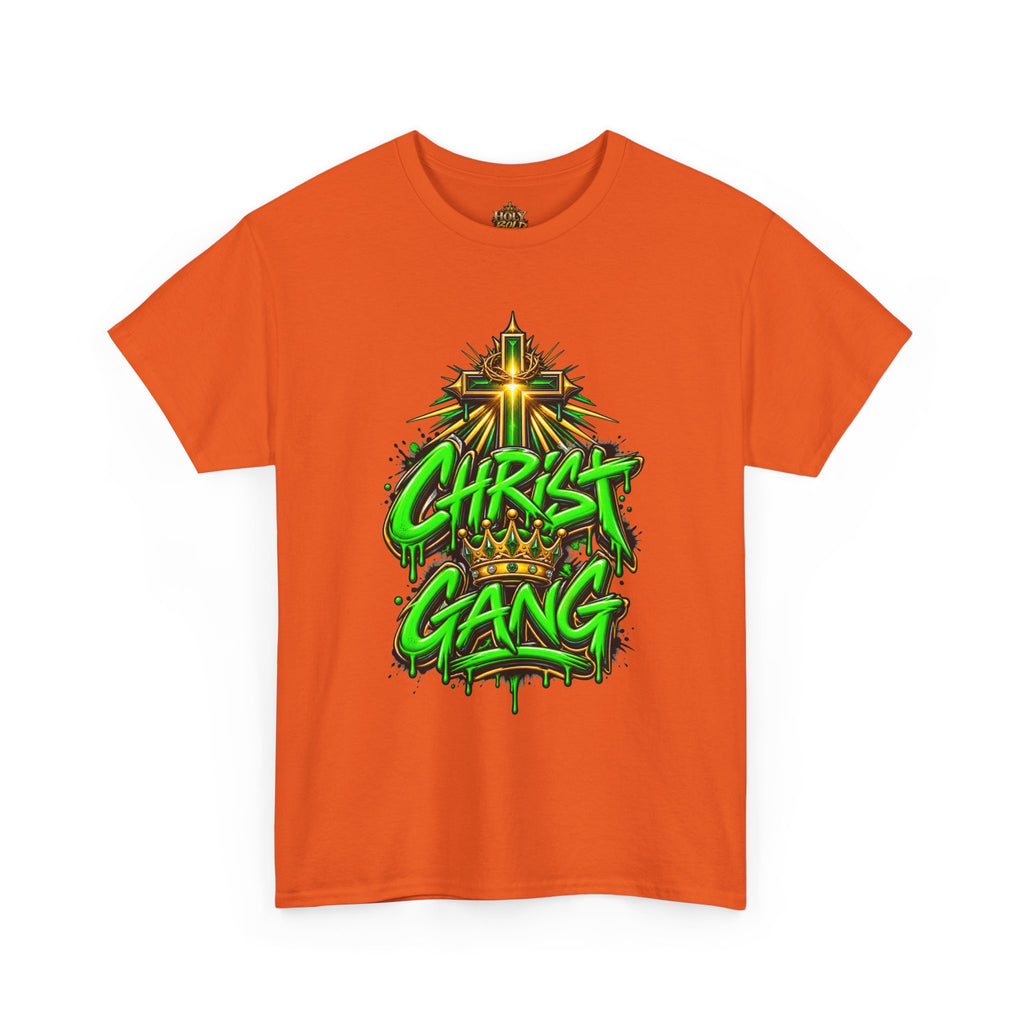 Neon Green Christ Gang Streetwear T-Shirt
