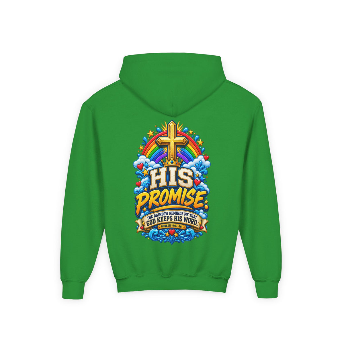 Youth Hoodie – "His Promise"