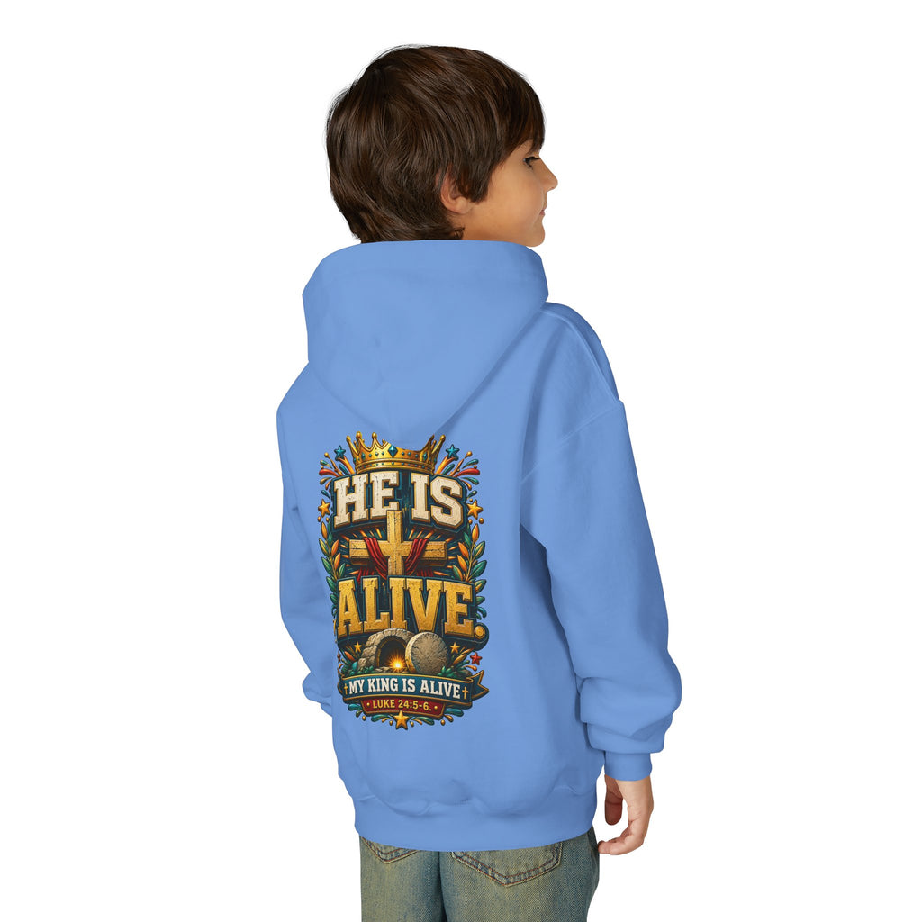 Youth Hoodie - He Is Alive